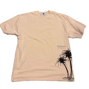 Dr. Woo - Hideaway @ Suite X Los Angeles -Palm Trees T - Size 5 (2XL) Cream
